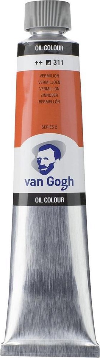 Van gogh olieverf tube 200 ml vermiljoen 311