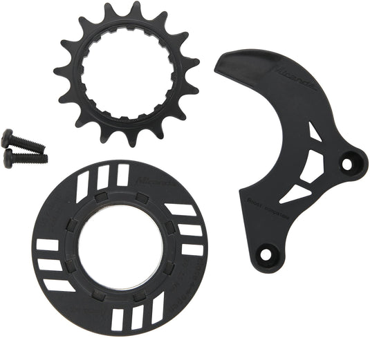 Miranda steek-tandwiel sprocket 15t chain guard ring + guide