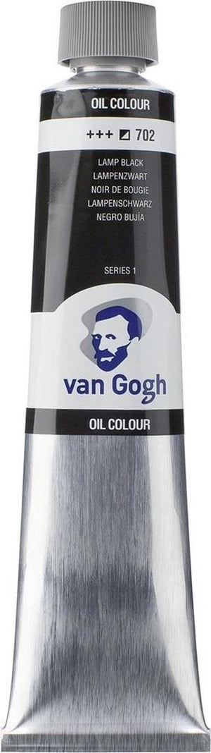 Van gogh olieverf tube 200 ml lampenzwart 702