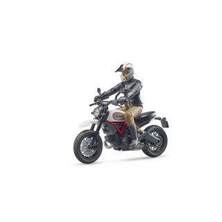 Bruder - ducati desert-motorfiets - met bestuurder