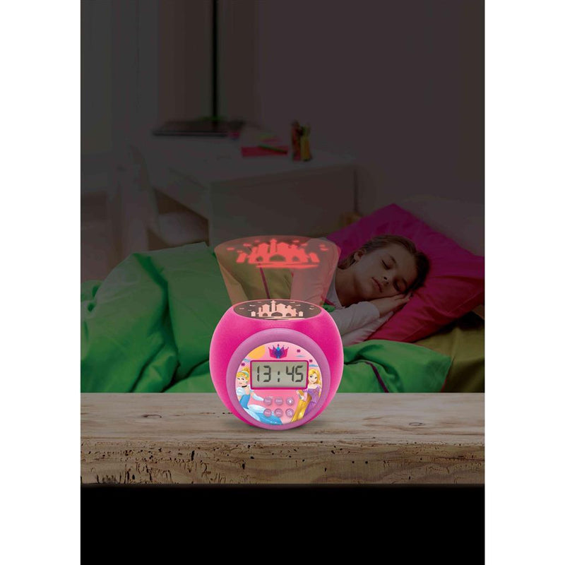 Load image into Gallery viewer, Disney Princess Projector Wekker Roze
