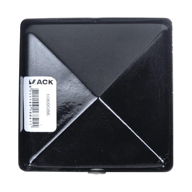 Load image into Gallery viewer, Mack 1069086 - paalornament piramide zwart 91 mm | 10 stuks
