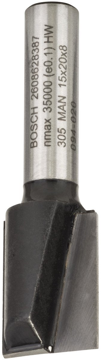 Bosch - vingerfrezen 8 mm, d1 15 mm, l 20 mm, g 51 mm
