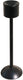 Meva - vrijstaande zelfdovende asbak - binnengebruik - zwart - 150mm - 860mm