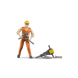 Bruder 60020 constructiemedewerker met accessoires