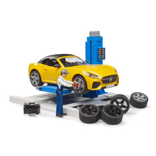 Load image into Gallery viewer, Bruder bworld auto service center en roadster

