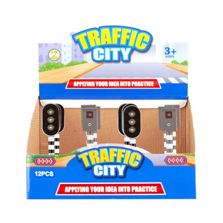 Load image into Gallery viewer, Verkeerslicht flitspaal met licht en geluid assorti | 12 stuks
