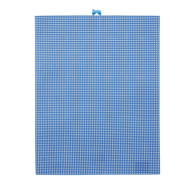 Darice • plastic stramien 26x34cm donkerblauw mesh:7