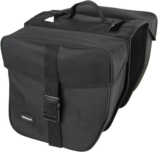 Haberland dubbele tas e-bike m double bag e-bike m black