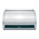 Brabantia schuifbroodtrommel half brilliant steel 17,3x26,5x31,6cm 11 liter