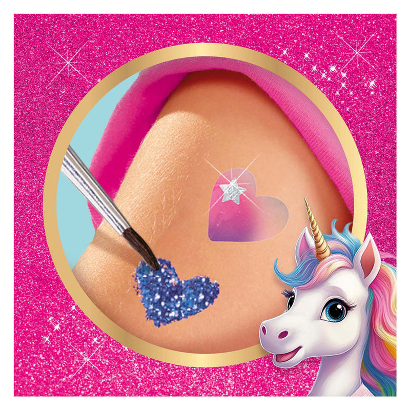 Load image into Gallery viewer, Ses unicorn - tattoos en glitters
