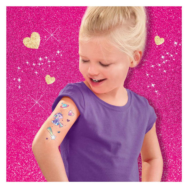 Load image into Gallery viewer, Ses unicorn - tattoos en glitters
