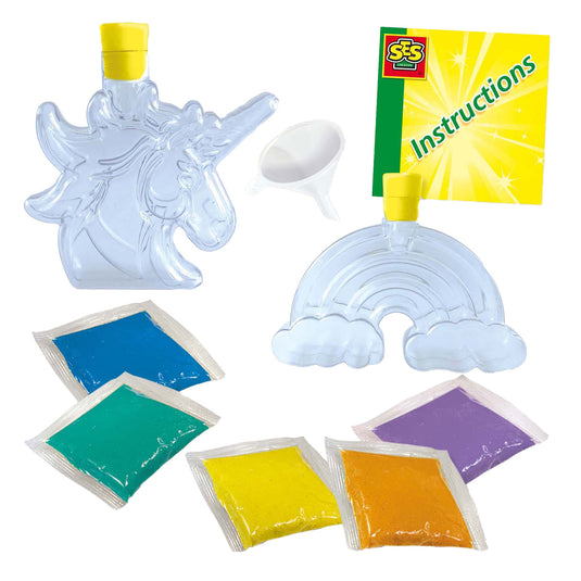 Ses galaxy zandkunst - eenhoorn en regenboog