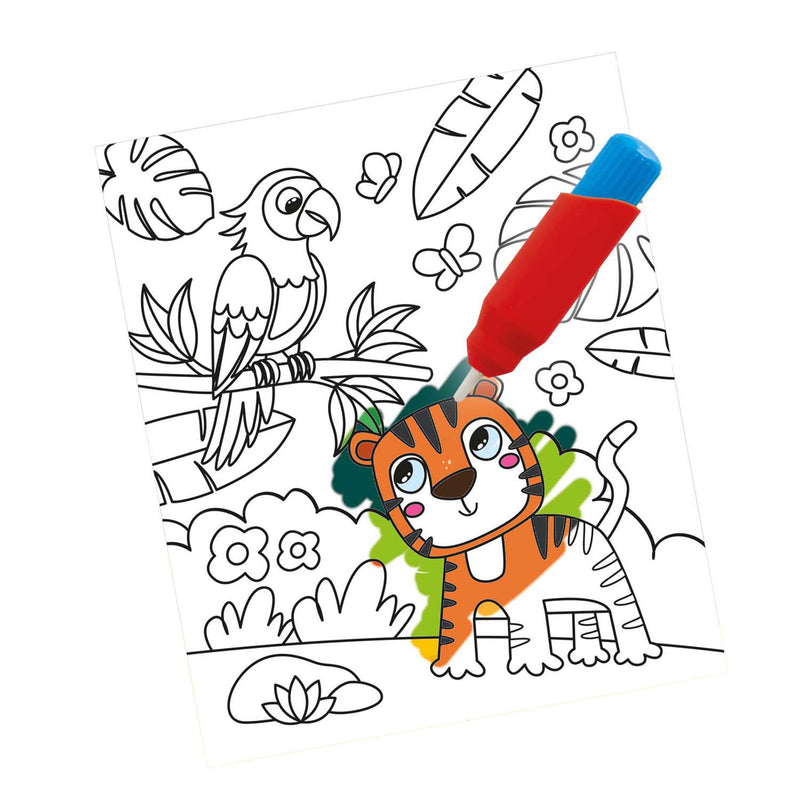 Afbeelding laden in galerijviewer, Ses creative ses kleuren met water kleurboek - op reis
