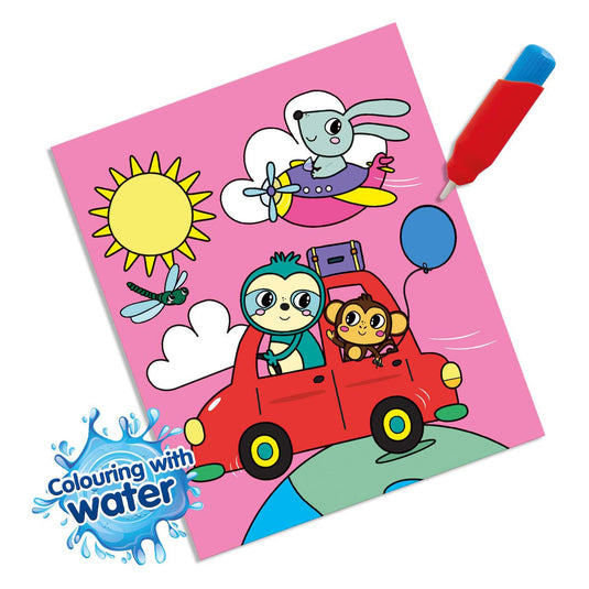 Ses creative ses kleuren met water kleurboek - op reis