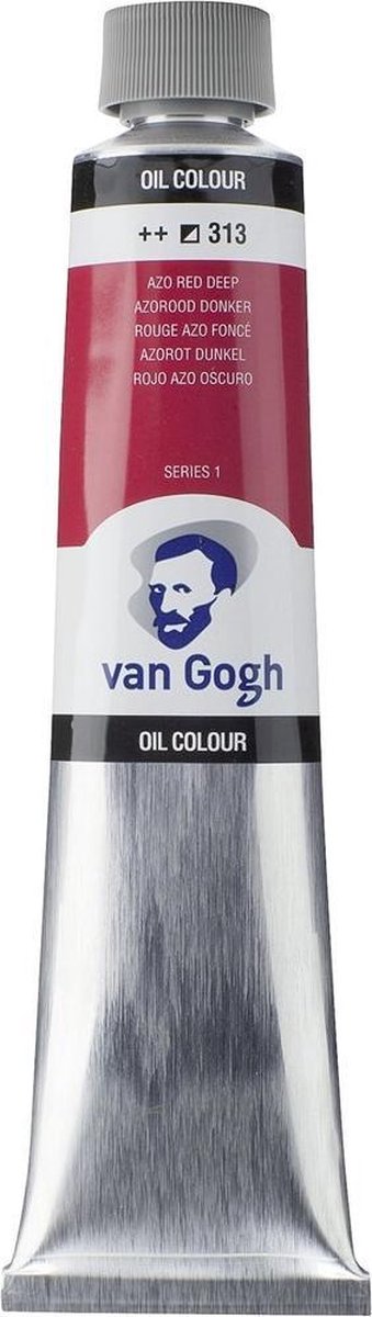 Van gogh olieverf tube 200 ml azorood donker 313