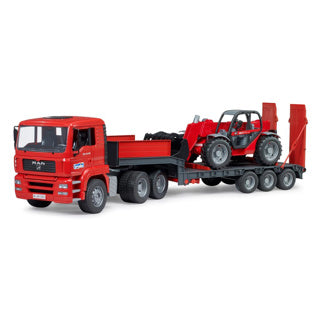 Load image into Gallery viewer, Bruder man tga vrachtwagen met manitou mlt 633
