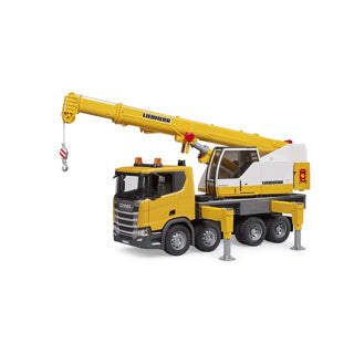 Load image into Gallery viewer, Bruder vrachtwagen scania 560r liebherr kraan met truck
