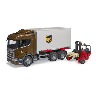 Load image into Gallery viewer, Bruder vrachtwagen scania 560r ups met lift
