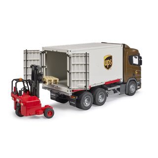 Load image into Gallery viewer, Bruder vrachtwagen scania 560r ups met lift
