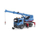 Bruder 3771 vrachtwagen man met kraan blauw
