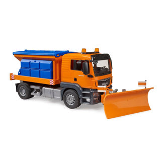 Bruder man tgs strooiwagen met sneeuwploeg 1:16