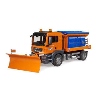 Bruder man tgs strooiwagen met sneeuwploeg 1:16
