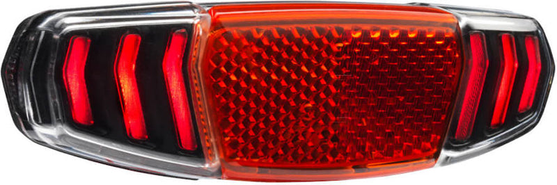Load image into Gallery viewer, Busch dragerachterlicht und müller dart brex voor e-bike - 50 80mm montage - met lichtsensor
