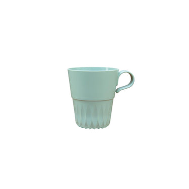 Papstar officup beker herbruikbare kunststof 180ml ø7,5x8,8cm set a 10 stuks zacht groen