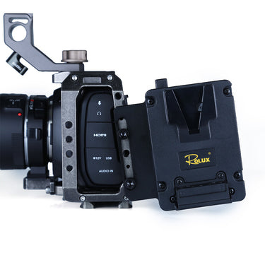 Rolux mini v-mount battery plate rl-ac12s
