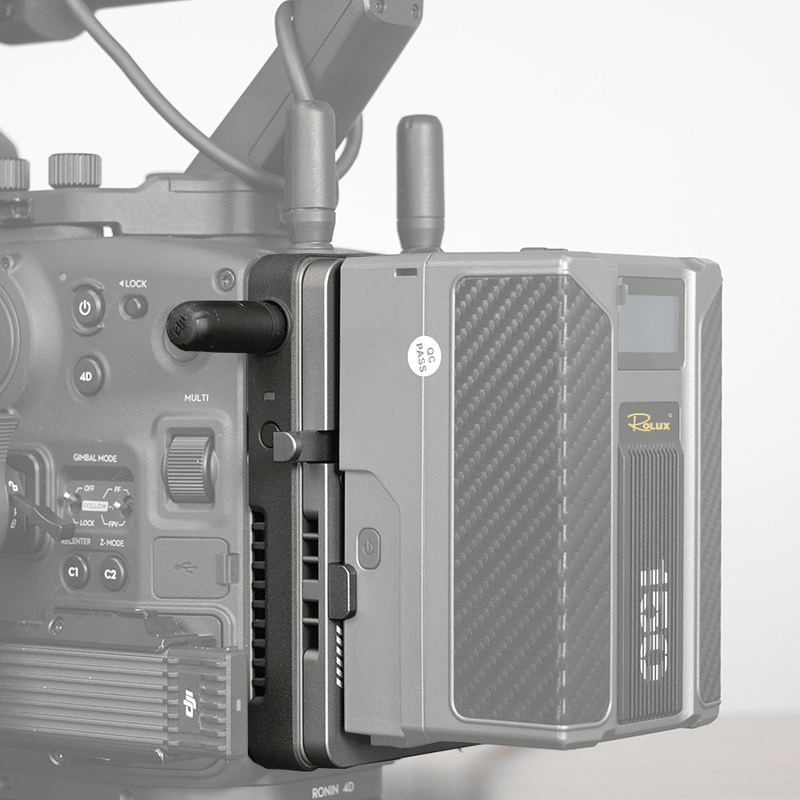 Load image into Gallery viewer, Rolux v-mount battery plate rl-vp4d voor dji ronin 4d
