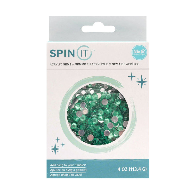 Load image into Gallery viewer, We r makers • spin it rhinestone mint
