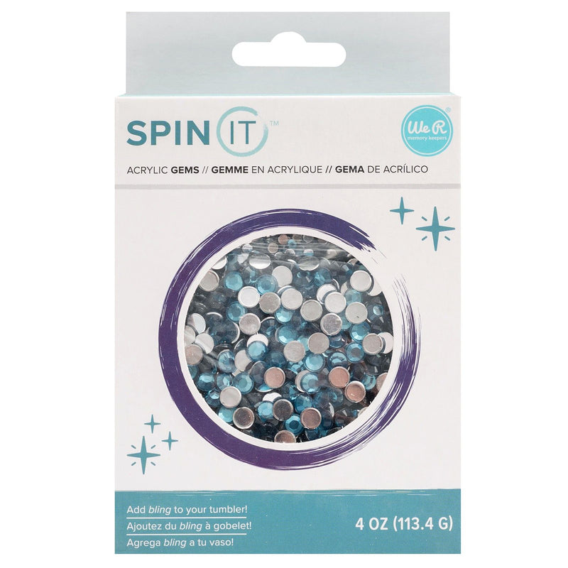 Load image into Gallery viewer, We r makers • spin it rhinestone denim

