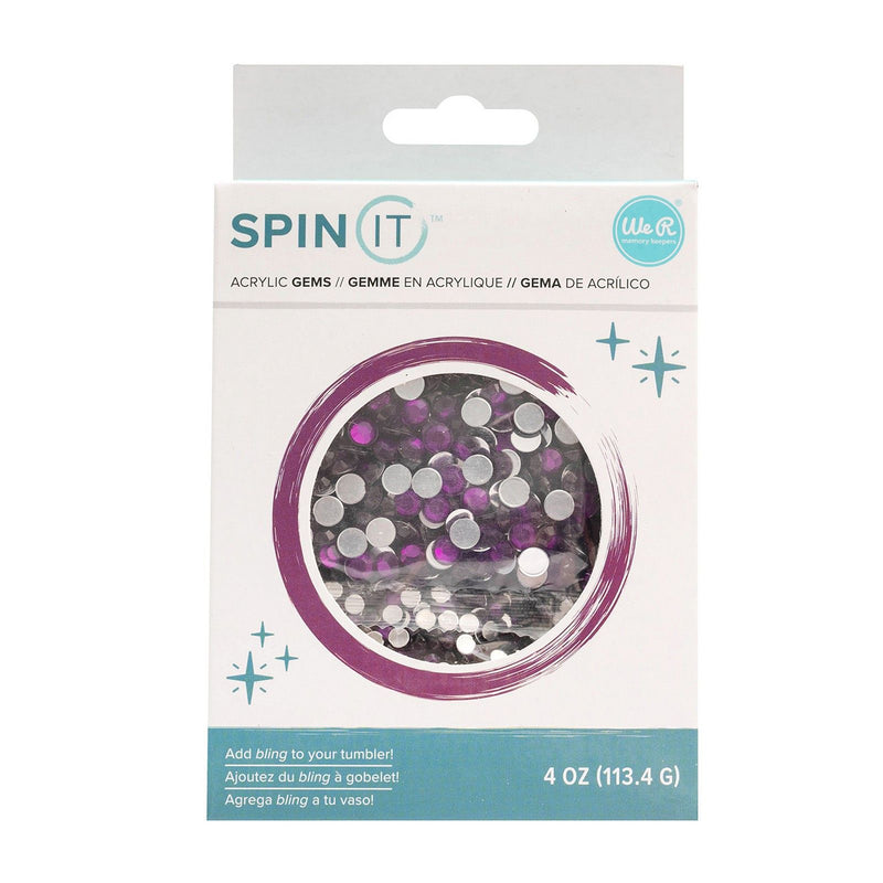 Load image into Gallery viewer, We r makers • spin it rhinestone plum
