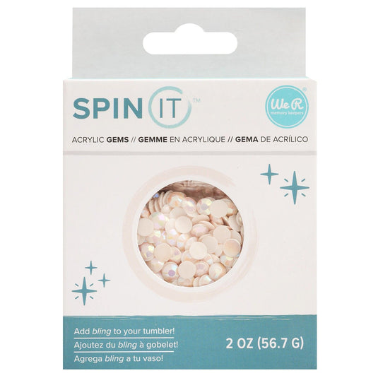 We r makers • spin it rhinestone white