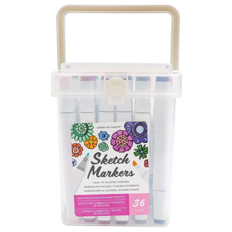 Load image into Gallery viewer, American crafts • sketch markers dual tip value pack

