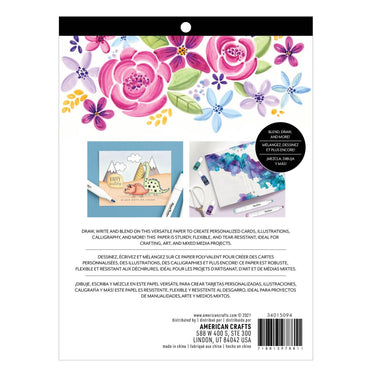 American crafts • tree-free multimedia papier 27,94x21,59cm