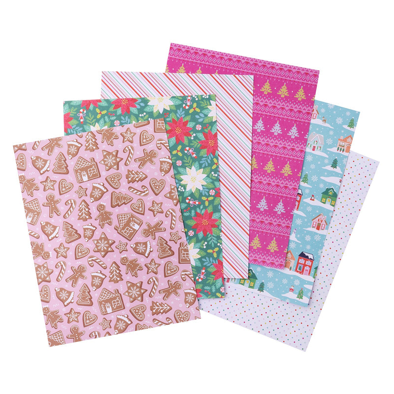 Load image into Gallery viewer, American crafts • sugarplum wishes paper pad 20,32x15,24cm
