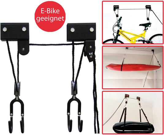 Point plafond-fietsenlift bikelift xl ceiling bike lift bikelift xl