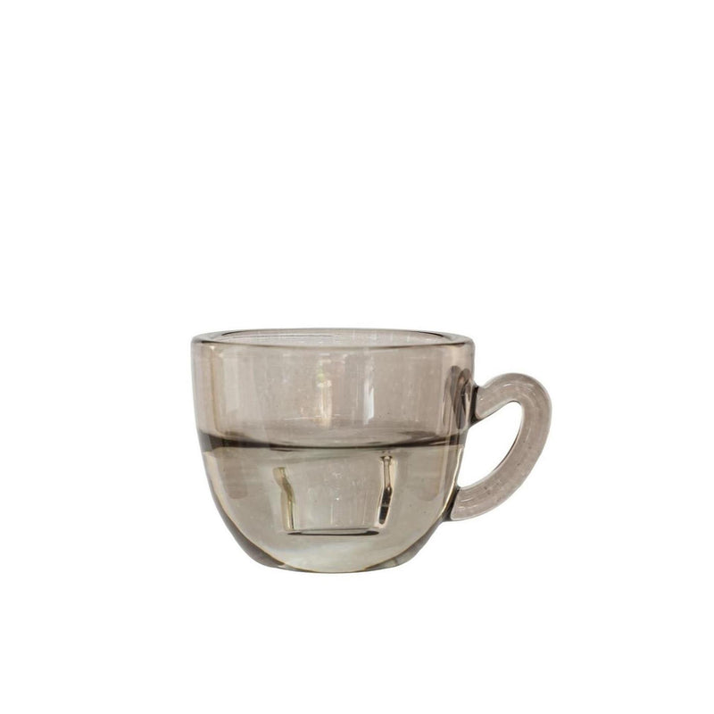Load image into Gallery viewer, Ideas 4 seasons kaarsenhouder koffie grijs ã˜8xh5cm
