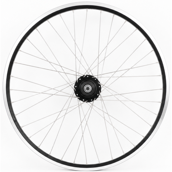 Load image into Gallery viewer, Shimano achterwiel 28 inch zac2000 met nexus 5 rollerbrake - zwart geslepen
