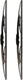 Carpoint ruitenwisser 40 cm - conventioneel - natuurrubber - metalen frame