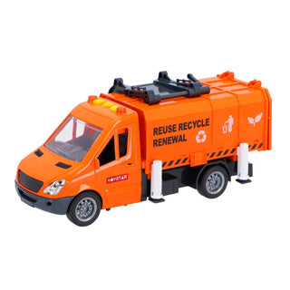 Load image into Gallery viewer, Rapid wheels vuilniswagen met licht en geluid en frictie
