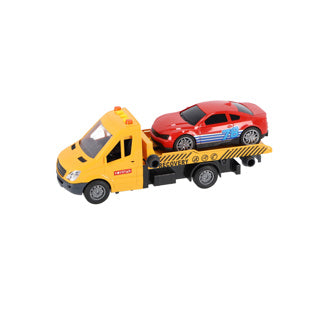 Load image into Gallery viewer, Rapid wheels autotransporter met auto en licht en geluid en frictie
