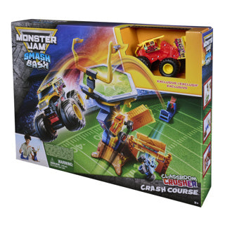 Monster jam spin master speelgoed crash course set met monstertruck 1:64.