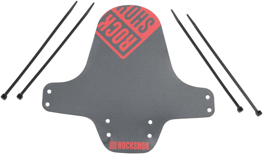 Rockshox steekspatbord fender clip-on fender rs black red