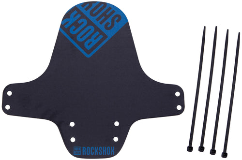 Rockshox spatlap, voorwiel fender clip-on fender rs black blue glossy