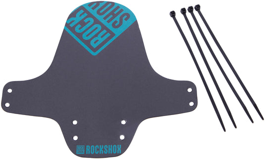 Rockshox spatlap, voorwiel fender clip-on fender rs black blue-green