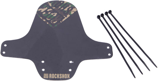Rockshox steekspatbord fender clip-on fender rs black camouflage green