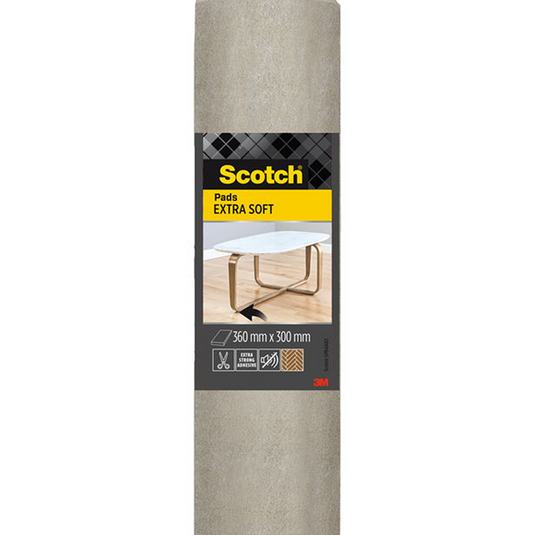 3m 1070688 - scotch extra zachte vilt beige300 mm x 360 mm | 3 stuks